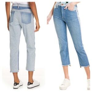 AO.LA Alice + Olivia Amazing Well Played Step Hem Jeans NWT Size 28